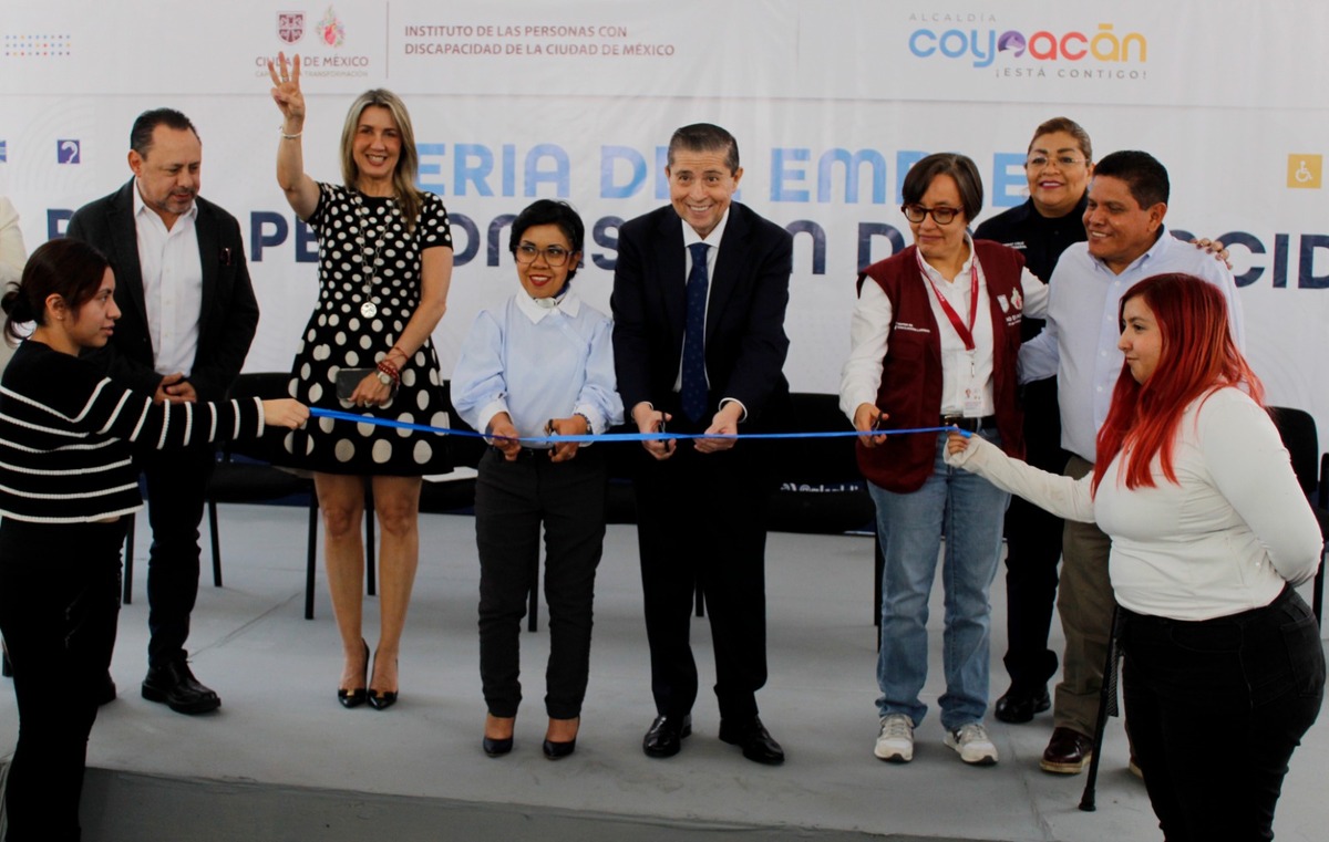 Coyoacán impulsa inclusión laboral con Feria del Empleo para Personas con Discapacidad