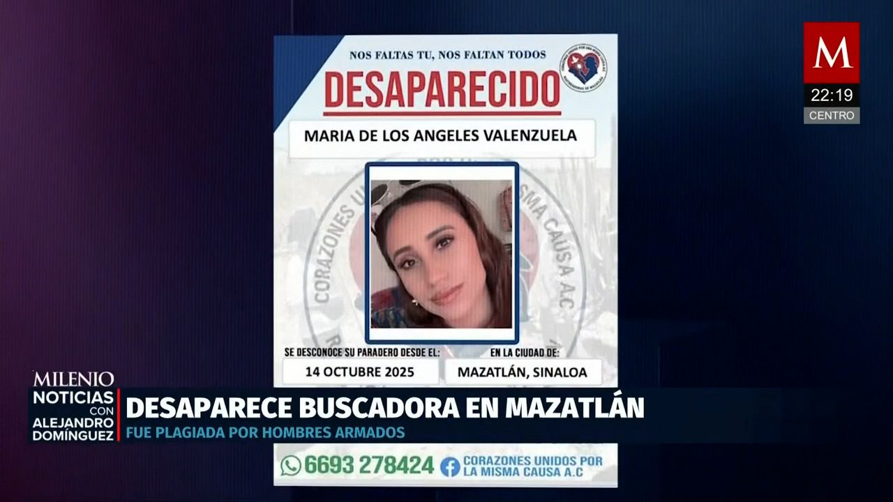 Madre buscadora desaparece en Mazatlán, Sinaloa tras pedir protección a autoridades
