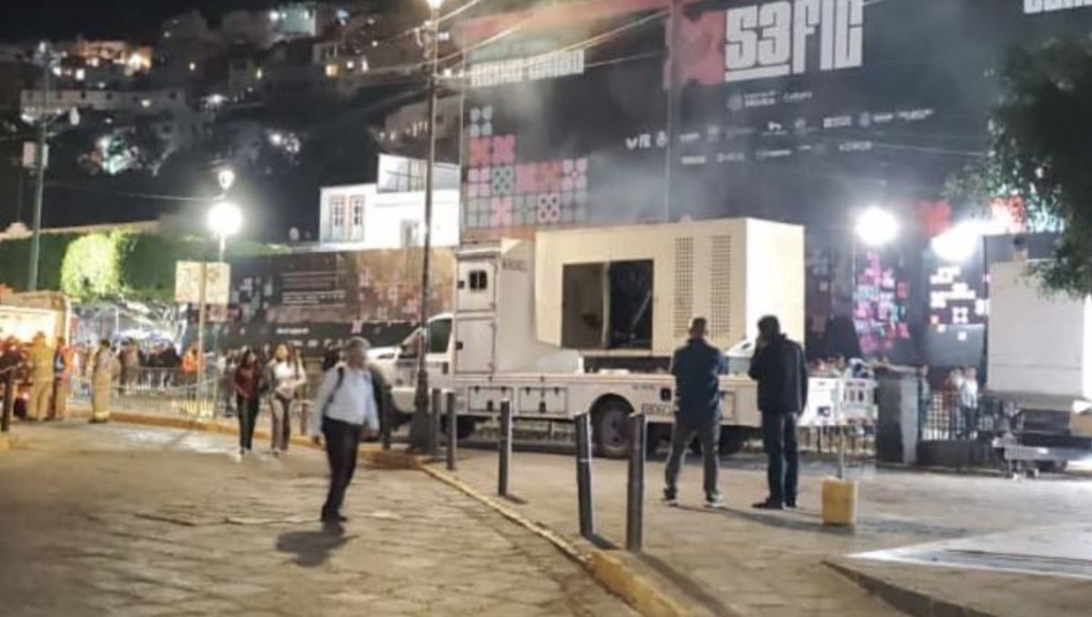 La planta será retirada para evitar que el incidente se repita en las siguientes jornadas del festival. | Redes Sociales