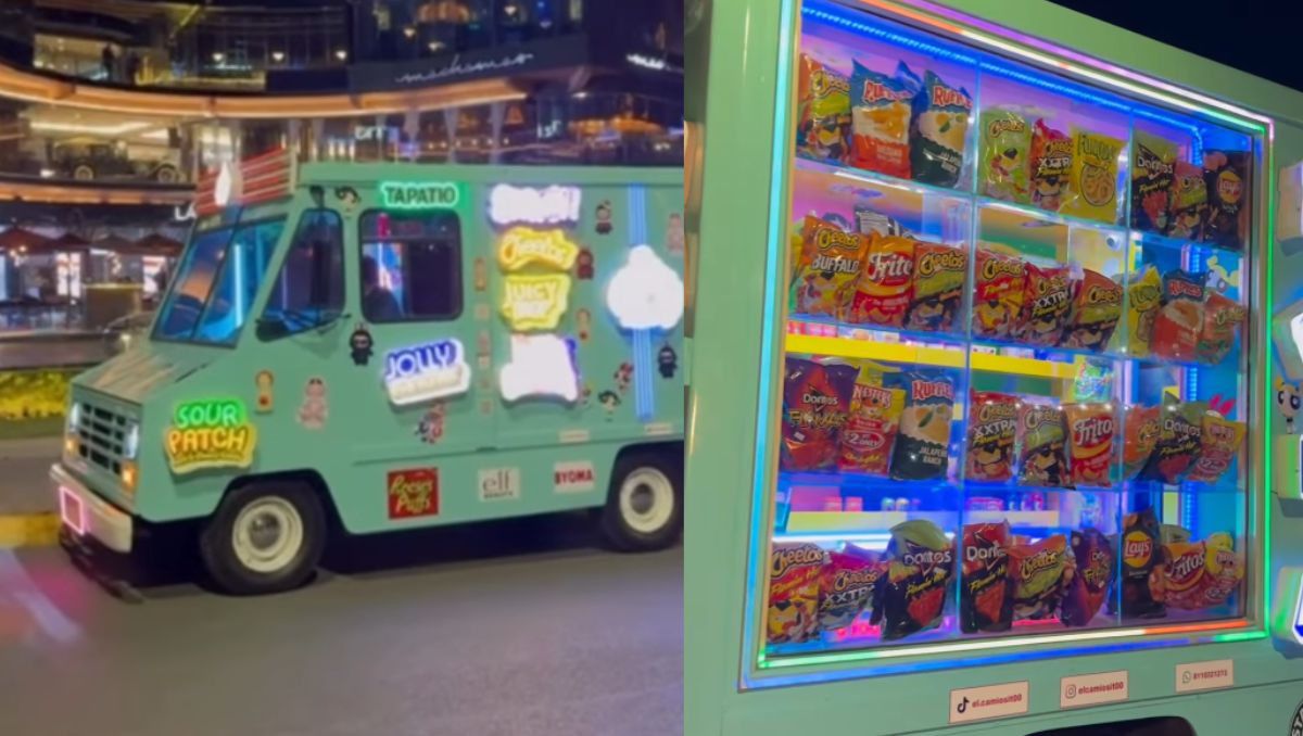 Productos americanos son vendidos al interior de camión en Monterrey. | Especial