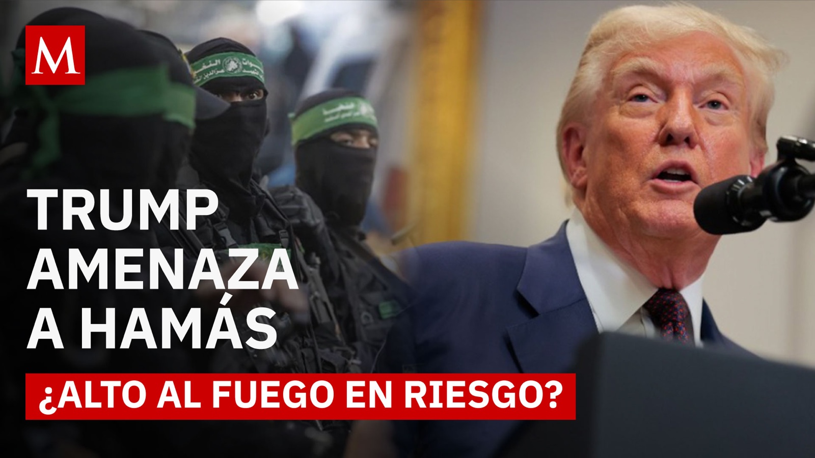 ¿Se rompe el alto al fuego en Gaza? Trump endurece su postura ante el acuerdo con Hamás