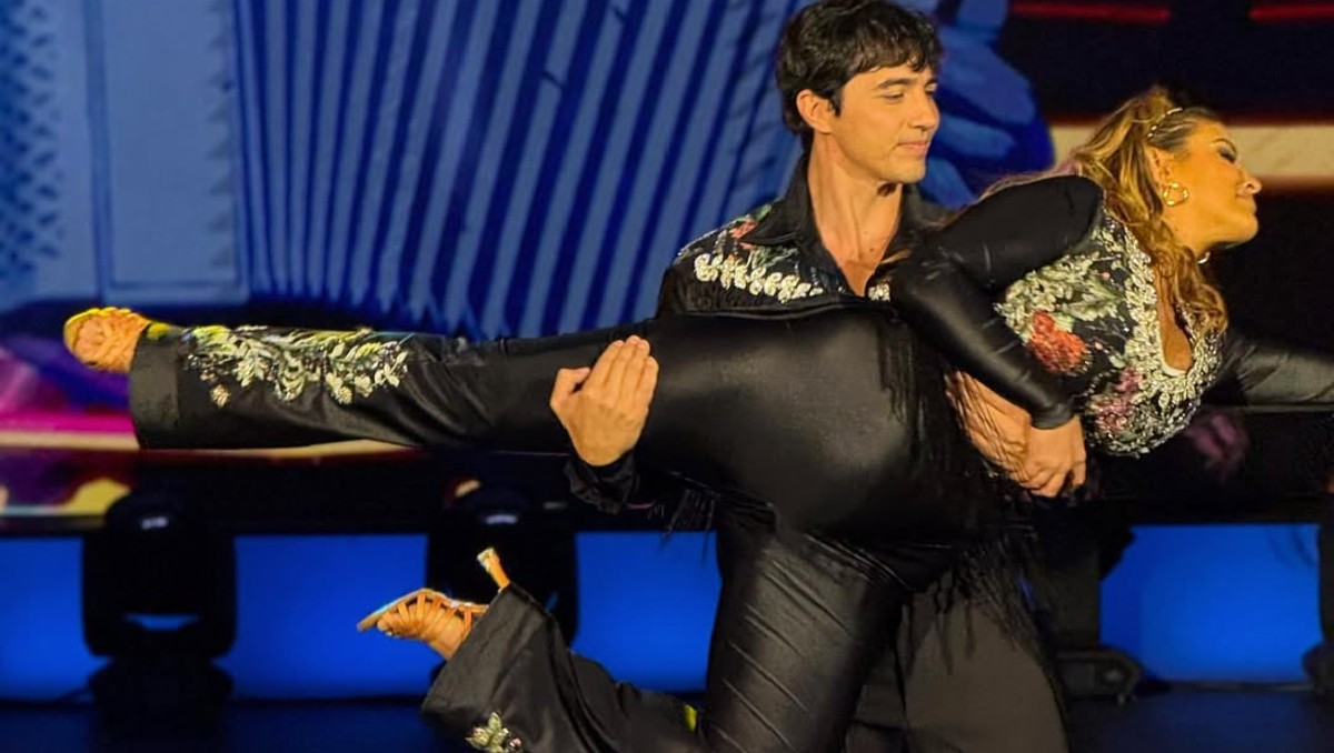 Sofía Torres y Rodrigo Romeh en Las Estrellas Bailan en Hoy. | FOTO: Programa Hoy