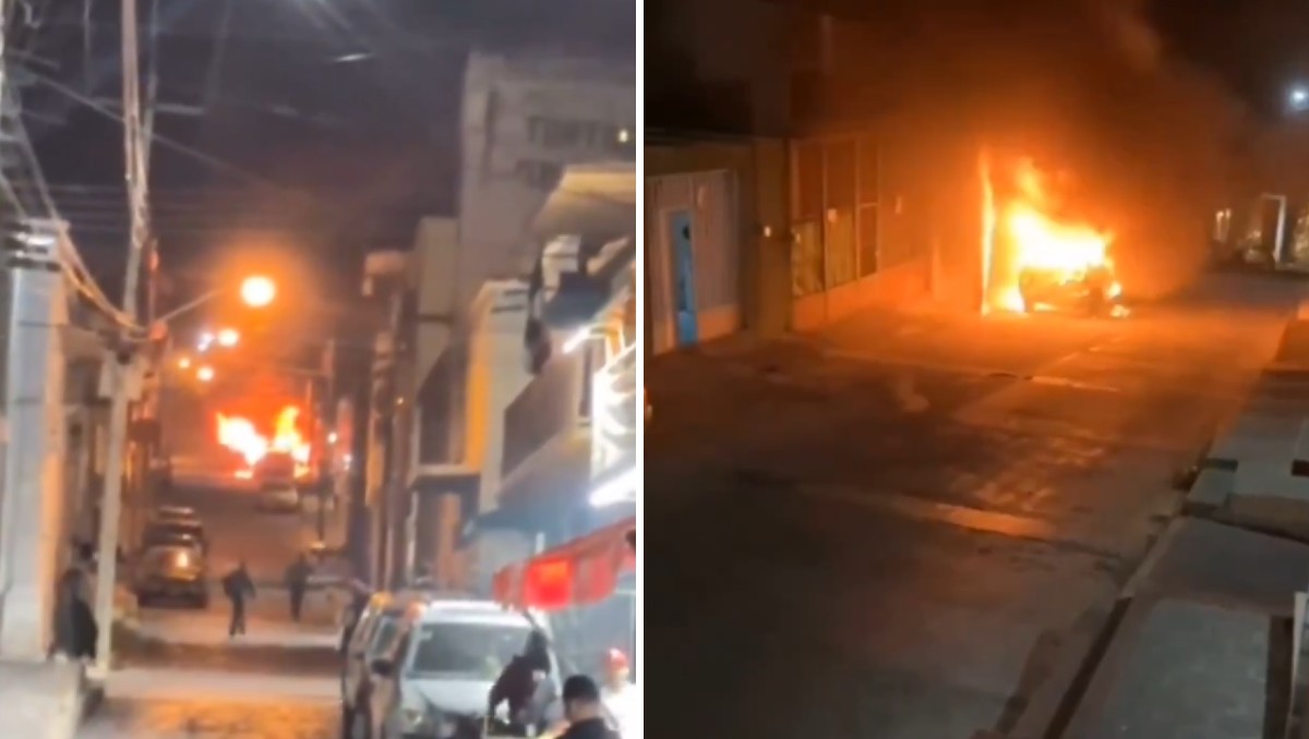Dos vehículos sufrieron incendios en hechos diferentes en Teocaltiche, Jalisco (Especial)