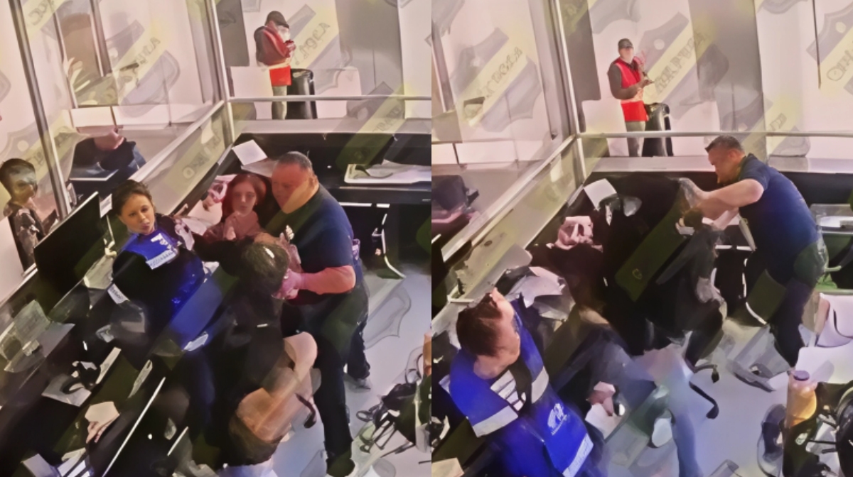 Las agresiones quedaron registradas por una cámara de videovigilancia. | Especial