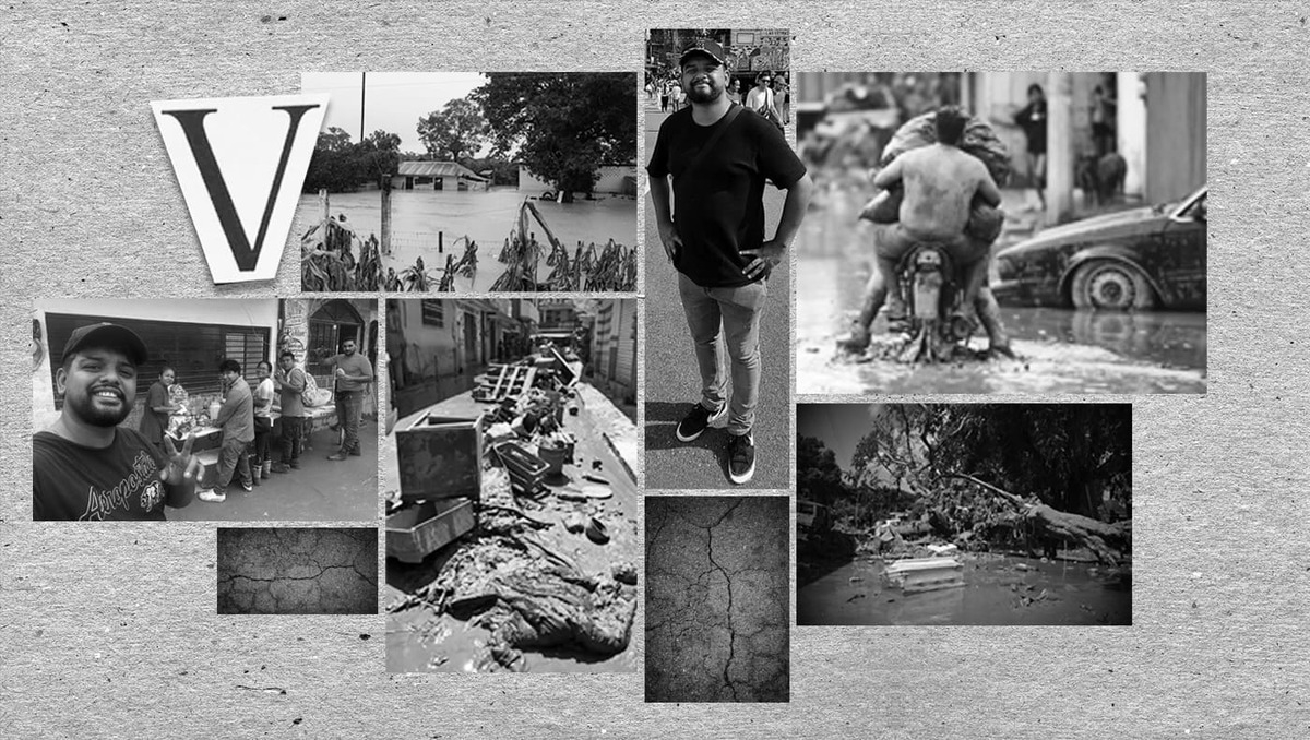 Alfredo fue uno de los influencers que se unió al apoyo a los damnificados de Veracruz | Especial