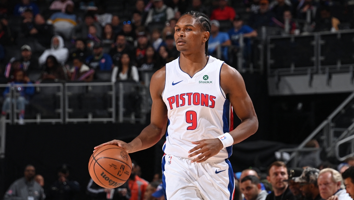 Ausar Thompson, emocionado por vivir el partido de la NBA en México (AFP)