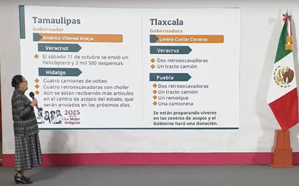 Desde el primer momento el gobierno de Tamaulipas ayudó a las poblaciones de Veracruz, Hidalgo y sus alrededores.