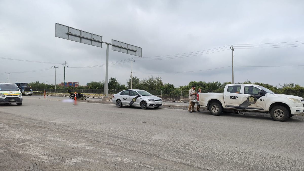 El hombre, de aproximadamente 40 años, se desplazaba hacia el norte. | Foto: Agustín Martínez