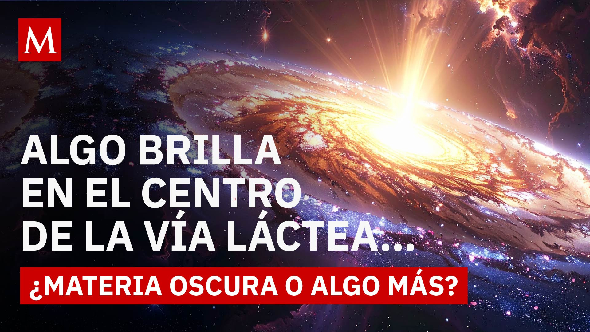 El misterioso resplandor en el corazón de la Vía Láctea que podría revelar la materia oscura