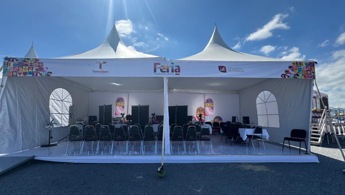 Módulo de la Secretaría de Finanzas en la Feria Tamaulipas 2025
