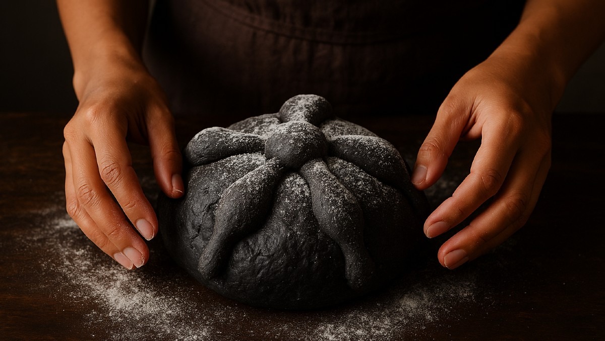 ¿Has visto el pan de muerto negro? Así puedes prepararlo fácil y delicioso |RECETA