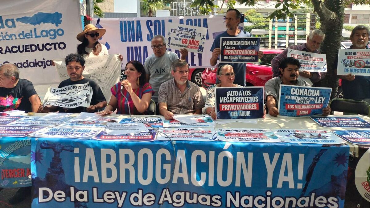 Protesta contra la ley de la Conagua (Ricardo Valdivia)