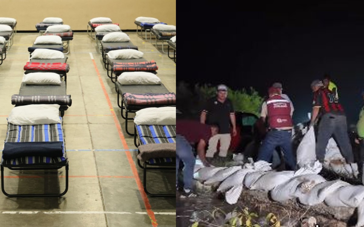 Refugios temporales y barreras sobre el río Pánuco