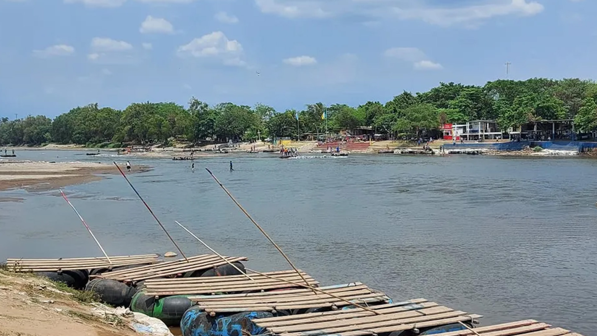 Siguen monitoreando el nivel del río Suchiate ante el riesgo de un desbordamiento