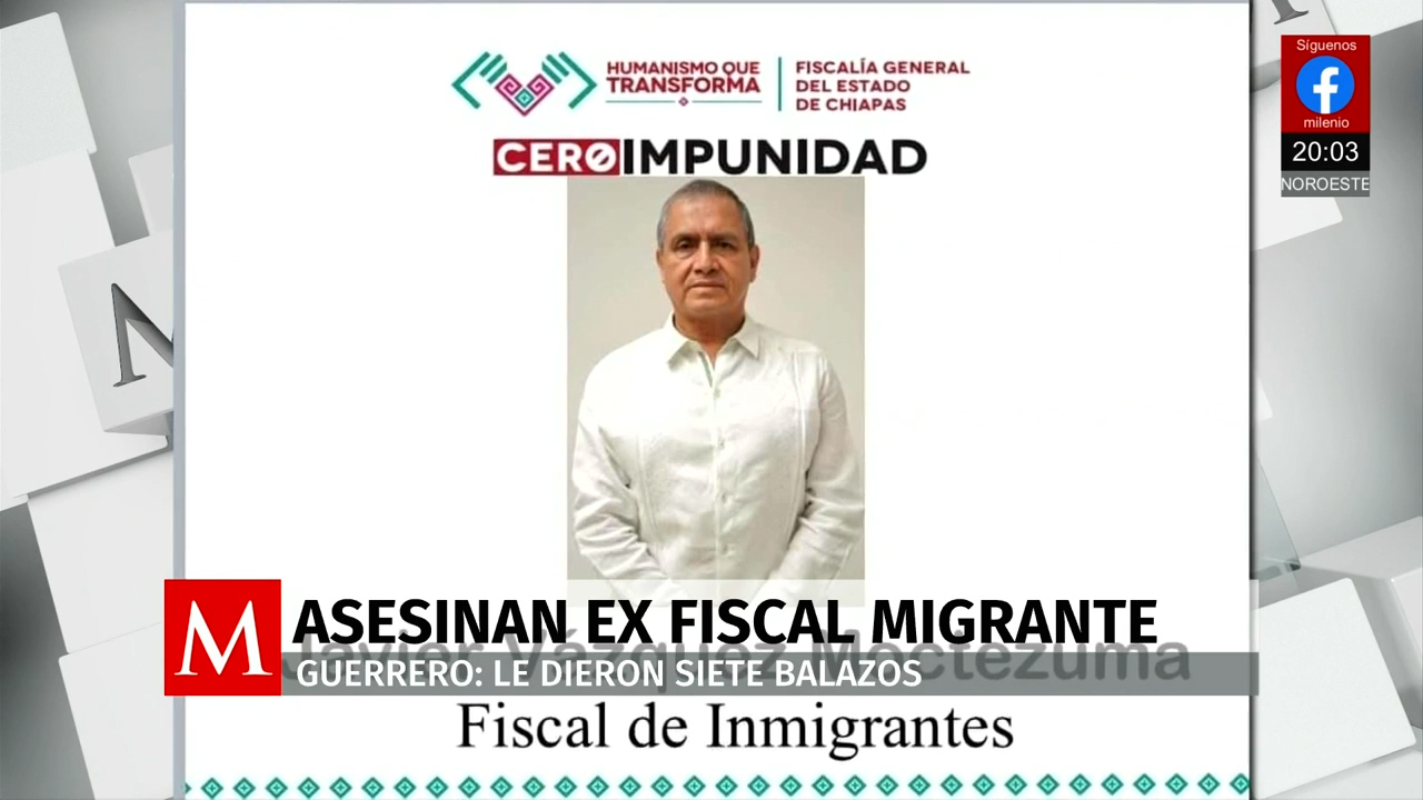 Exfiscal del inmigrante de Chiapas Javier Vázquez Moctezuma es asesinado en Guerrero