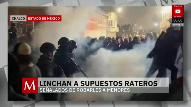 Linchan a presuntos ladrones en Chalco | Paola Barquet, 17 de octubre de 2025