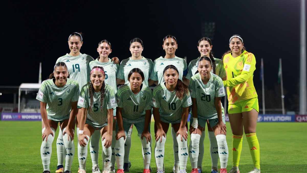 México cae en su debut en el Mundial Femenil Sub 17 ante Corea del Norte (X @Miseleccionfem)