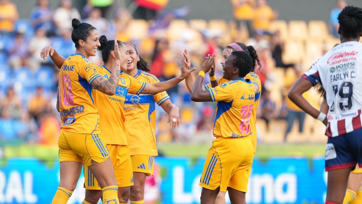 Tigres Femenil golea al Atlético de San Luis y se mantiene en la cima de la tabla (Imago7)