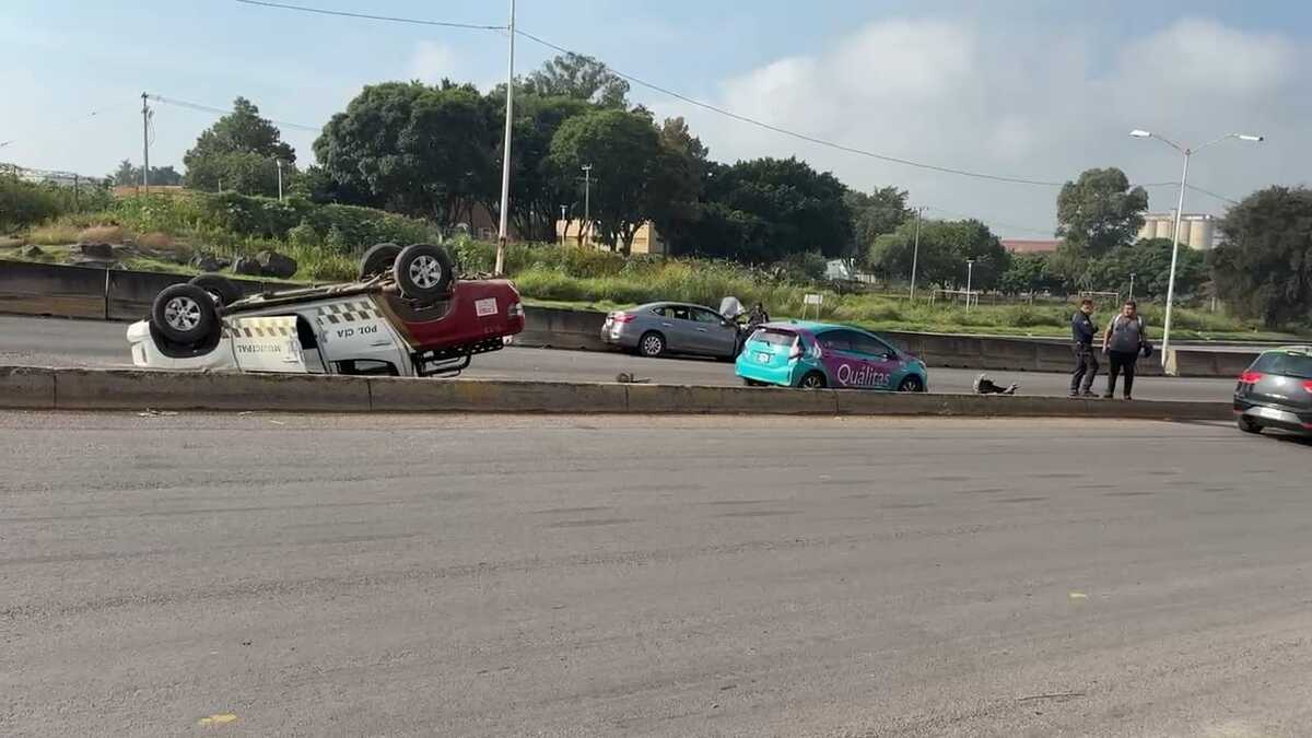 El accidente ocurrió en la carretera al Castillo. (Juan Carlos Munguía)