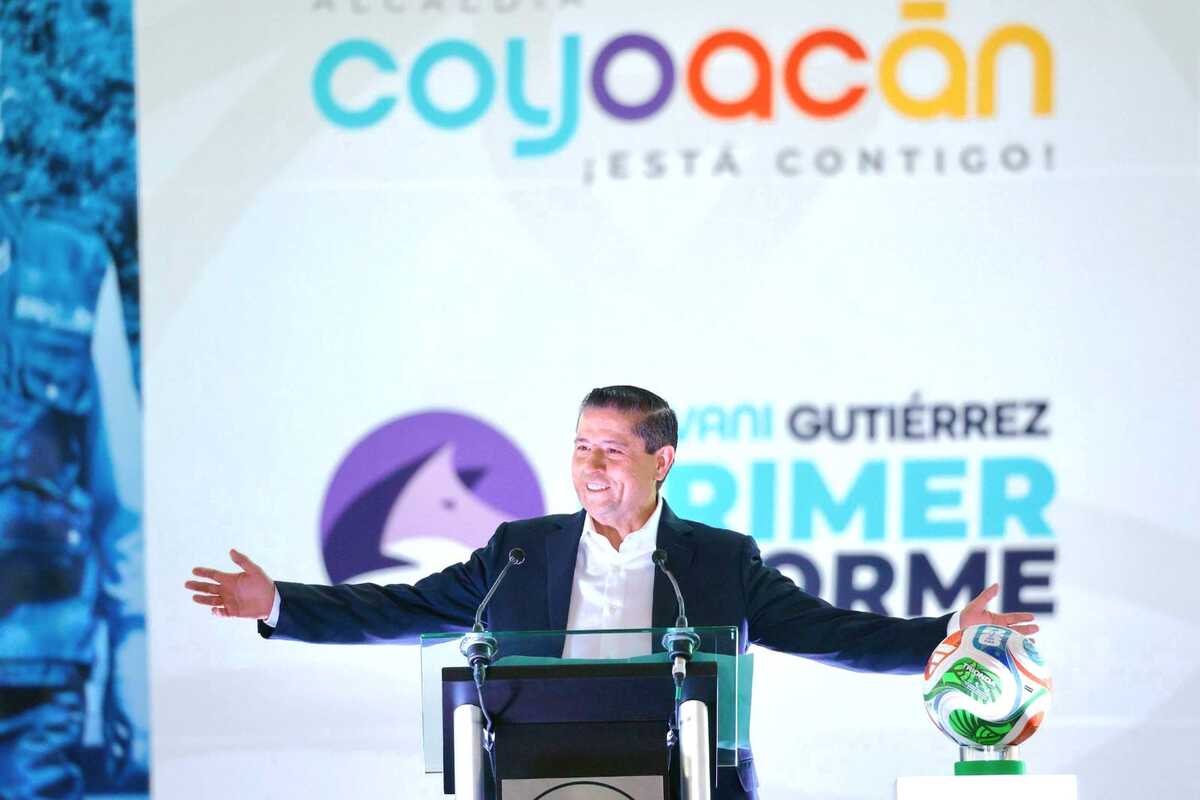 El alcalde de Coyoacán presentó su primer informe de Gobierno ante más de 30 mil personas. | Especial