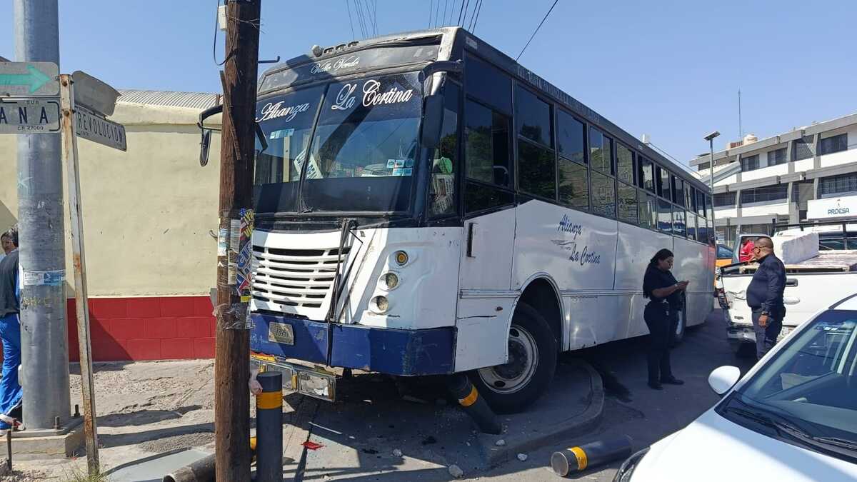 Choque de camión en Torreón. | Especial