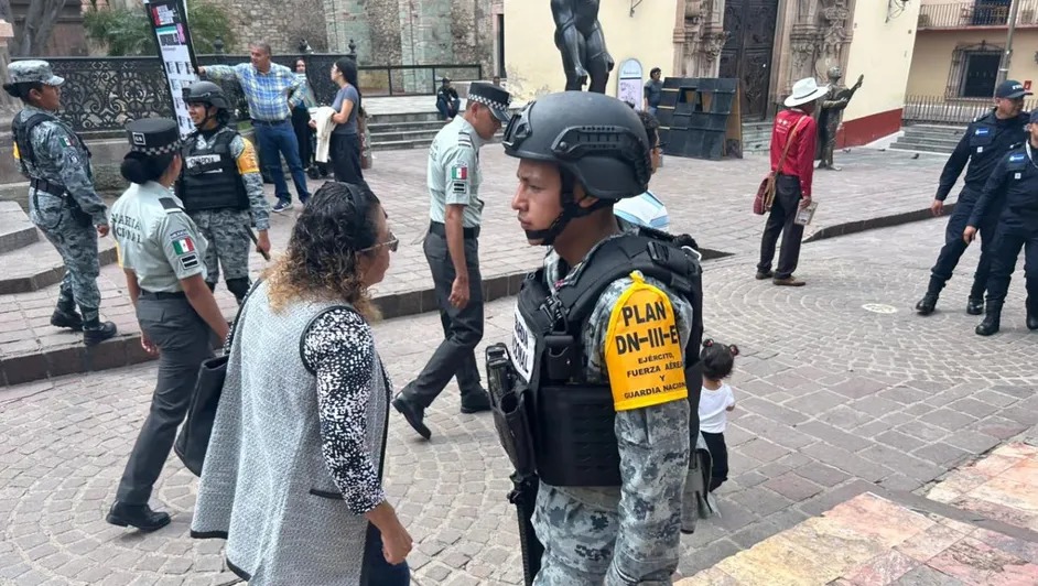 Despliegan más de 100 elementos de la Guardia Nacional en Guanajuato