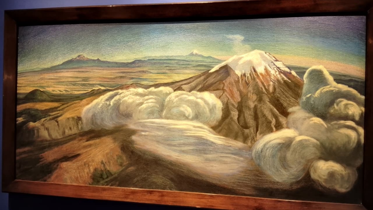 Dr. Atl registró el nacimiento y primer erupción del volcán Paricutín en 1943 (Foto: Elda Lastra)