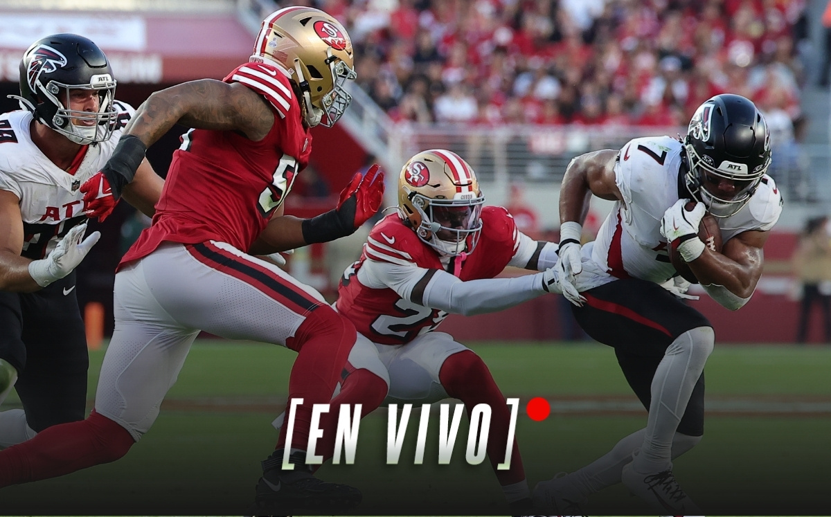 Falcons vs 49ers EN VIVO | Partido HOY Sunday Night Football de la Semana 7 de la NFL 2025 (AP)