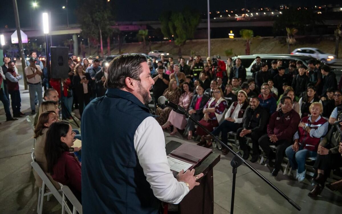 Con una inversión de 2.7 mdp, el primer “Sendero Seguro” en Vía Rápida Poniente beneficia a más de 15 mil tijuanenses. | Especial