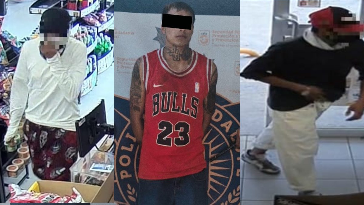El presunto delincuente fue identificado como Cristian Alejandro “N”, alias "El Piñas", de 22. Foto: Especial