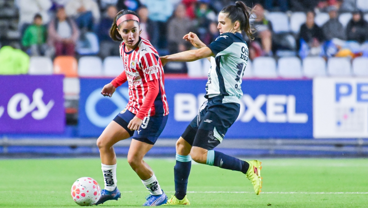 Las rojiblancas tuvieron una jugadora más durante una hora y no aprovecharon (Foto: @ChivasFemenil)