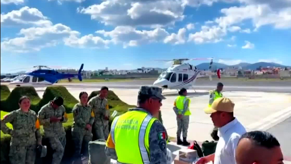 Células de Sanidad y Defensa llevan apoyo a damnificados por lluvias en México