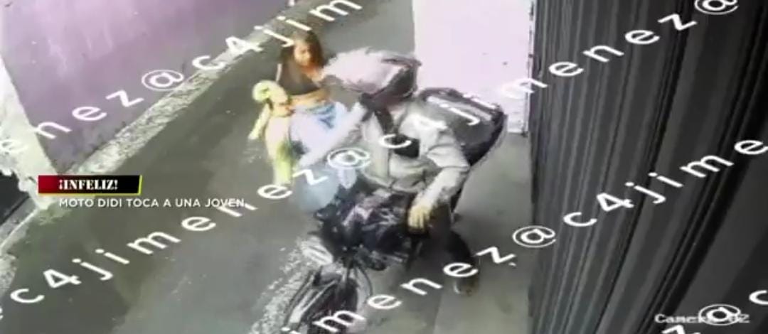 La mujer señaló que su presunto agresor era un repartidos de comida por aplicación.