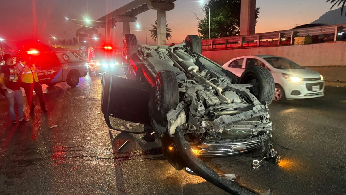 El accidente se reportó a la altura de la zona de “el reloj” | Pedro Delgado