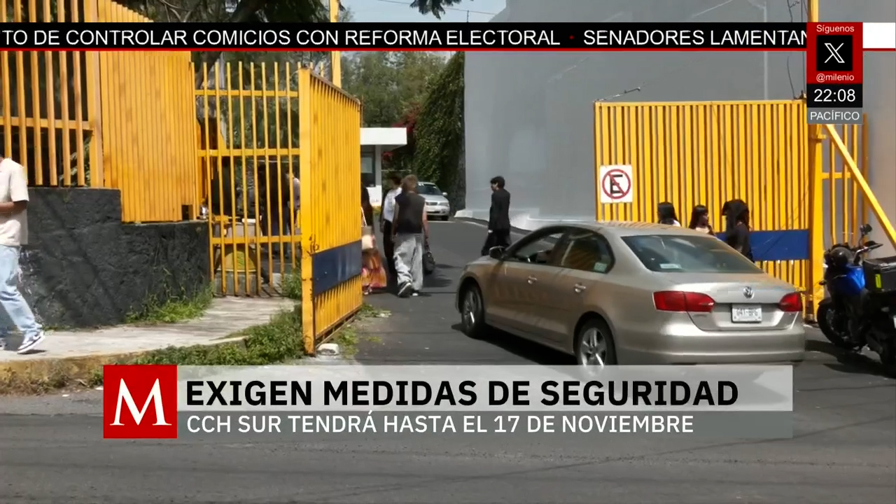 CCH Sur incumple acuerdos de seguridad con estudiantes