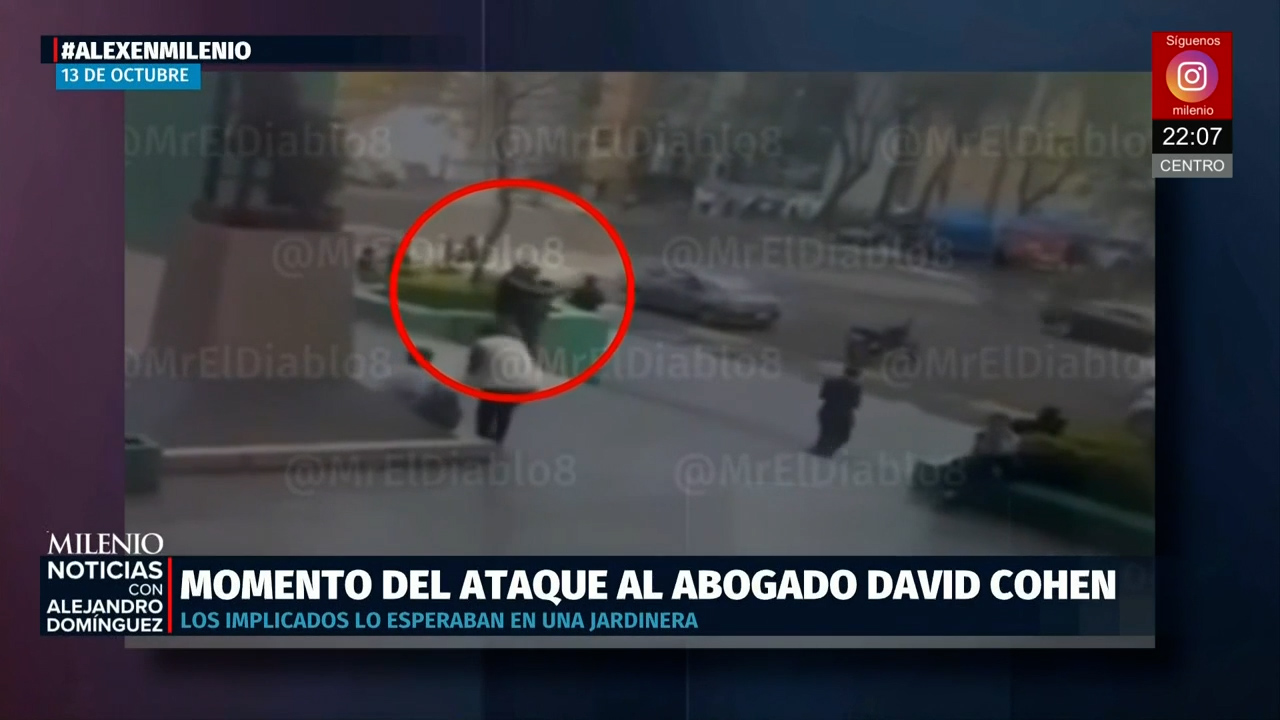 Difunden video del ataque a quemarropa contra el abogado David Cohen en Ciudad Judicial