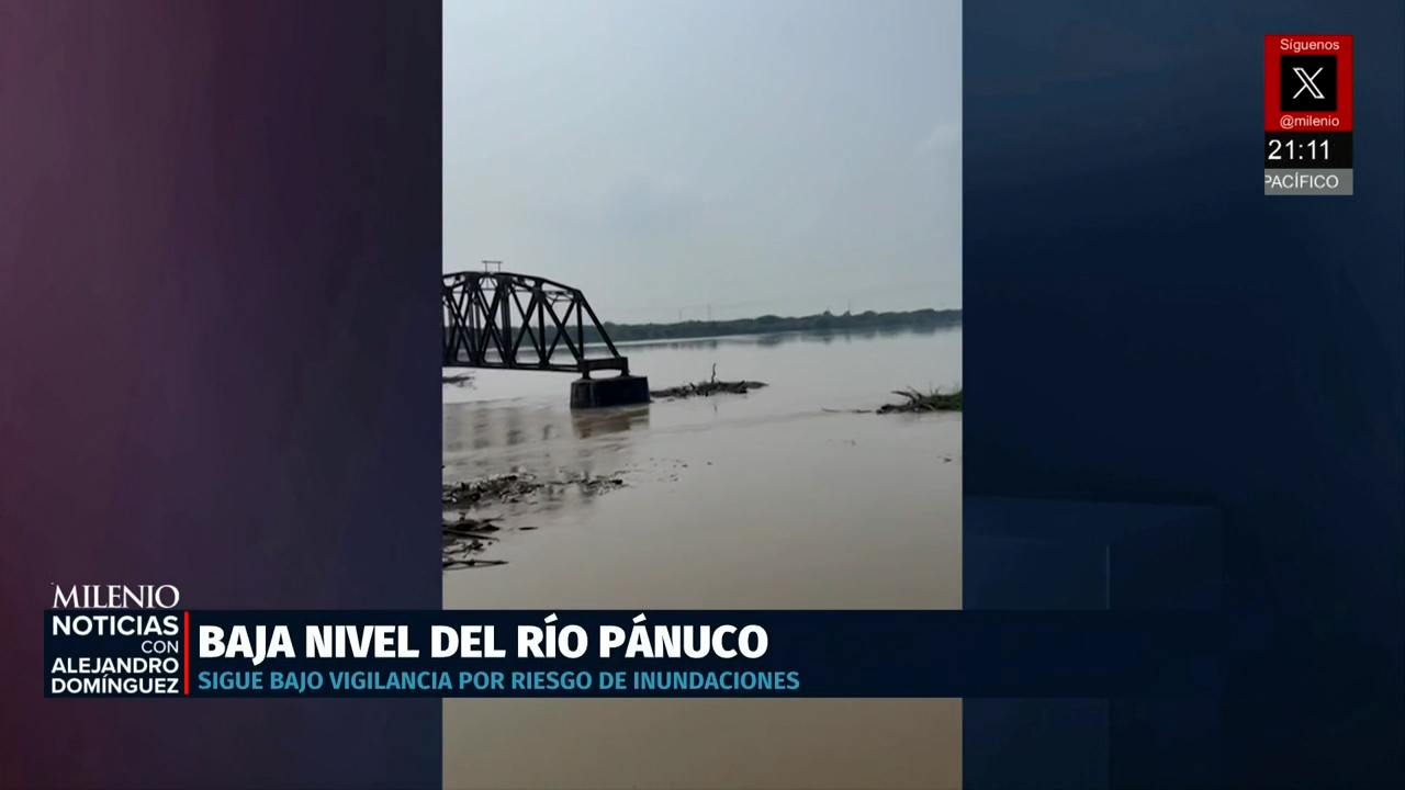 Disminuye nivel del Río Pánuco pero continúa pronóstico de lluvias en Veracruz y Tamaulipas