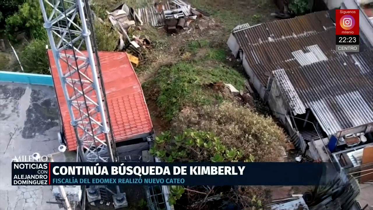 Edomex mantiene operativos para localizar a Kimberly Moya desaparecida desde el 2 de octubre