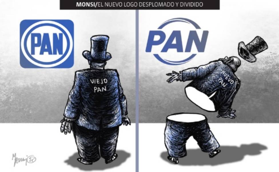EL NUEVO LOGO DESPLOMADO Y DIVIDIDO