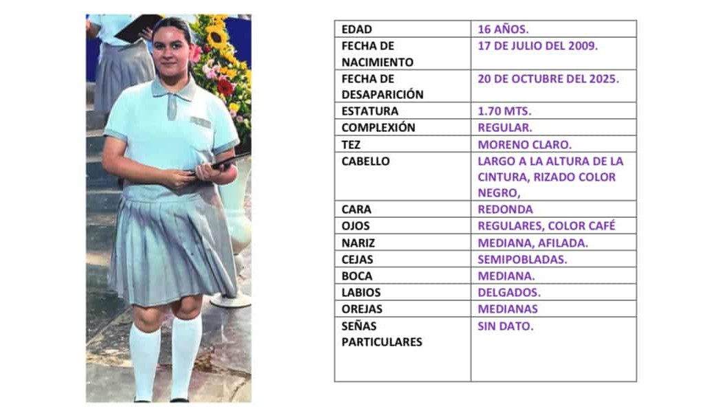 En Gómez Palacio, activan Protocolo Alba por desaparición de joven. (Milenio Policía)