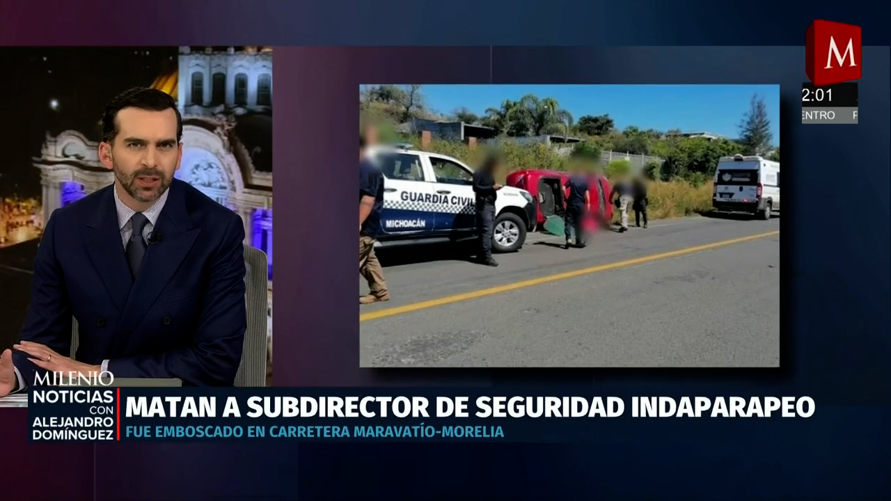 Grupo armado ejecuta al subdirector de Seguridad de Indaparapeo, Michoacán