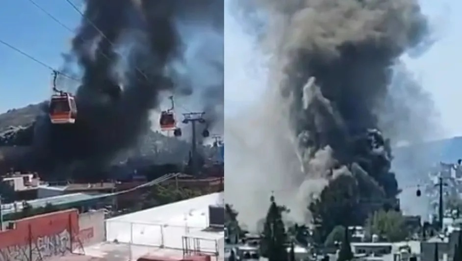 Incendio afecta fábrica de espumas en la colonia Hank González, Ecatepec