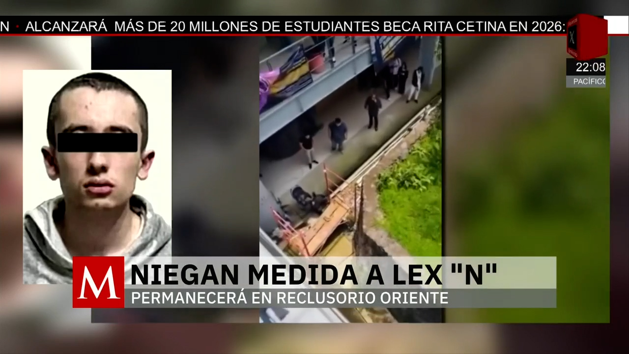 Lex 'N' seguirá en Reclusorio Oriente tras negarse medida cautelar