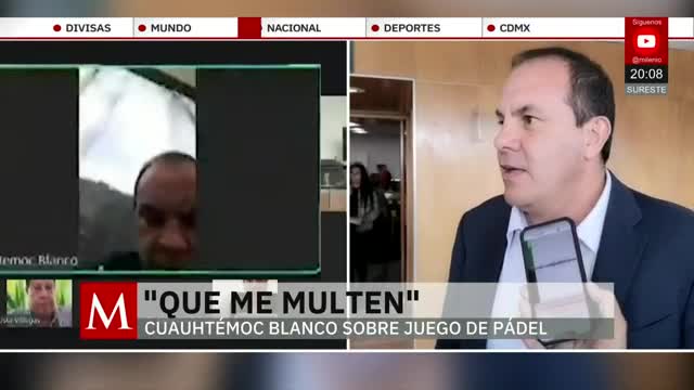Que me multen, no hice nada malo: Cuauhtémoc Blanco | Jaime Núñez, 21 de octubre de 2025