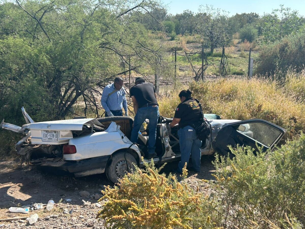 El percance ocurrió sobre la carretera El Estribo del municipio de San Pedro, Coahuila, a la altura de la colonia San Rafael de Arriba. | Especial