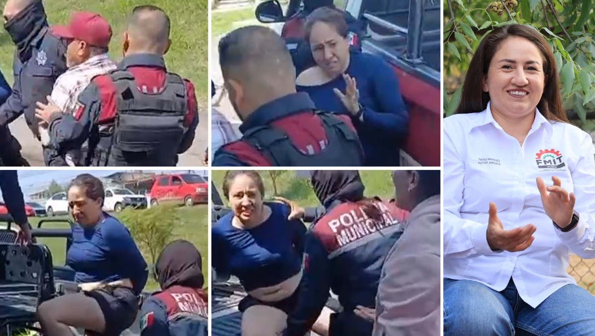 Regidora Nayeli Márquez quiso impedir clausura por funcionarios en El Salto, Jalisco (Cortesía)