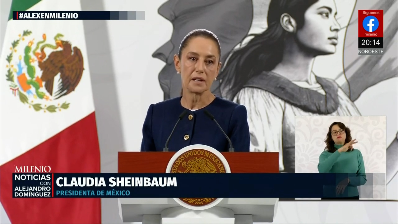 Sheinbaum critica relanzamiento del PAN en medio de emergencias por inundaciones