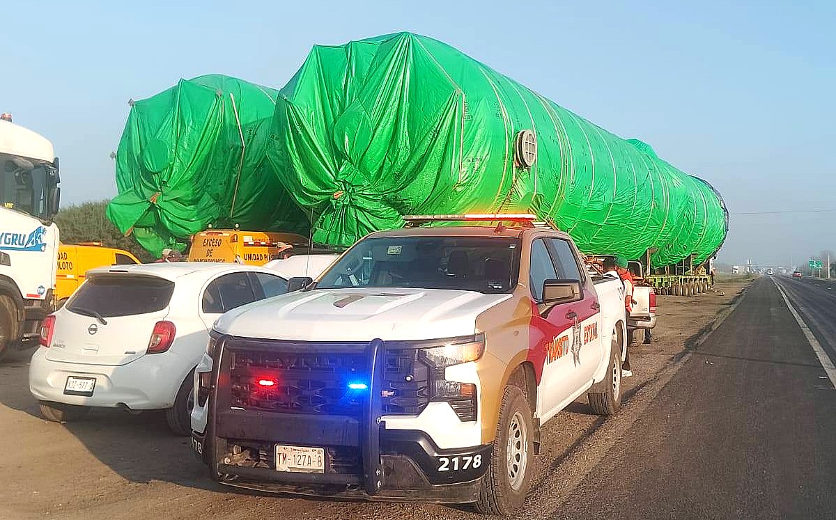 Traslado de Calderas de Victoria-Matamoros; restringen circulación