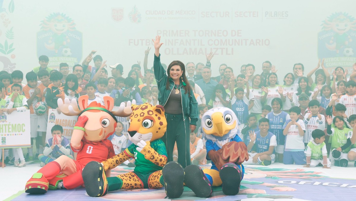 Clara Brugada encabezó la inauguración del torneo. | Foto: X (@ClaraBrugadaM)
