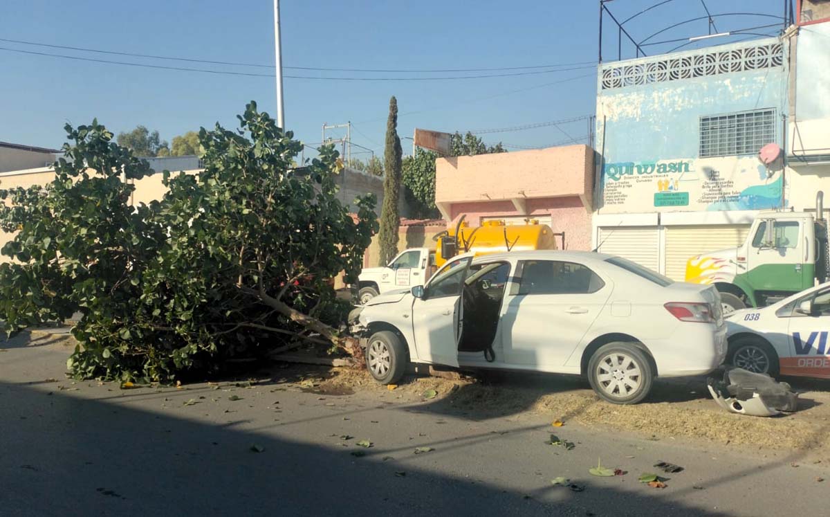 El conductor resultó con golpes. l Especial